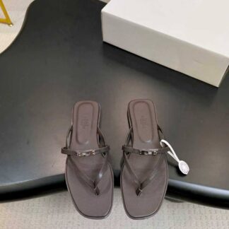 Шлепанцы Hermes Miss sandal naturel